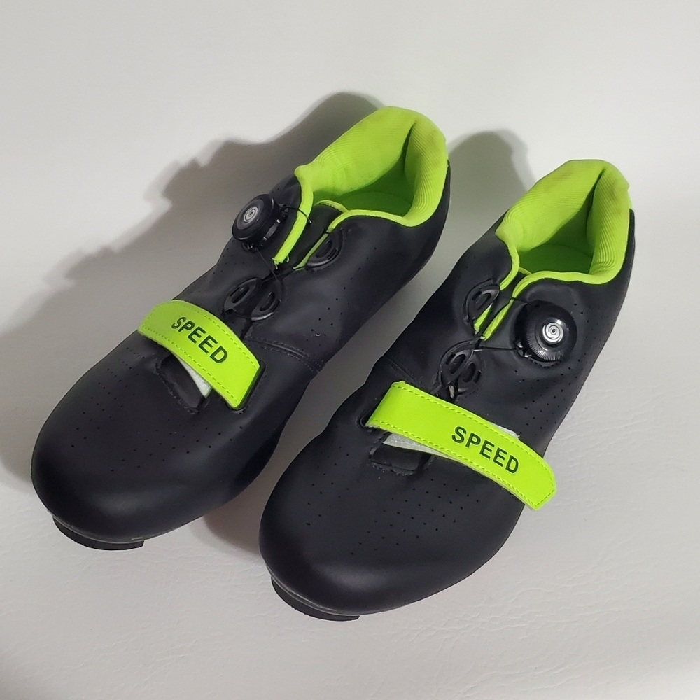 Speed Cycling Shoes Green Black